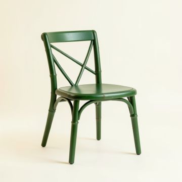 Oak Bridge Dining Chair - Green (synthetic illustration; no displayed measurements)