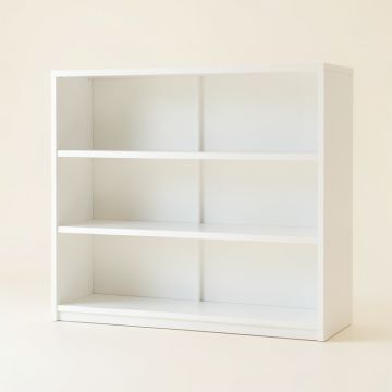 Wren Bridge Freestanding Bookcase - White (synthetic illustration; no displayed measurements)
