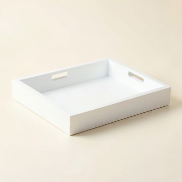 Laurel Bluff Serving Tray - White (synthetic illustration; no displayed measurements)