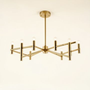 Cortes 8 - Light Sputnik Modern Linear Chandelier (synthetic illustration; no displayed measurements)