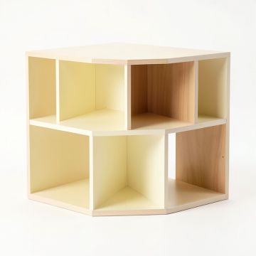 Hazel Falls Desktop Shelving Unit - Cream (synthetic illustration; no displayed measurements)