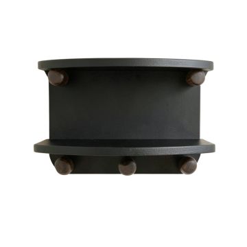 Moss Bluff Wall-Mounted Entryway Organizer Shelf - Black