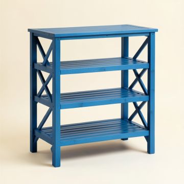 Oak Bridge Empty Seed-Starting Shelving Unit Without Lights - Blue (synthetic illustration; no displayed measurements)