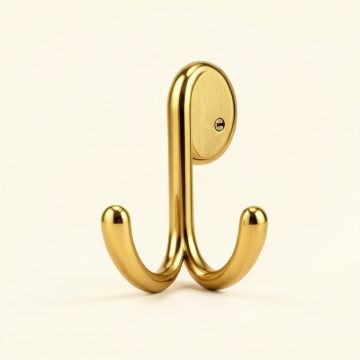 Brass Wall Mounted Robe Hook (synthetic illustration; no displayed measurements)