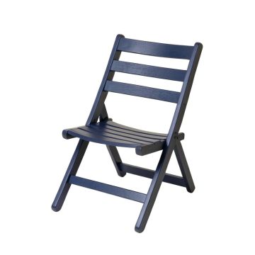 Rowan Crest Folding Outdoor Chair - Navy