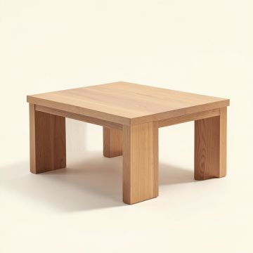 Henkil Solid Wood Coffee Table (synthetic illustration; no displayed measurements)