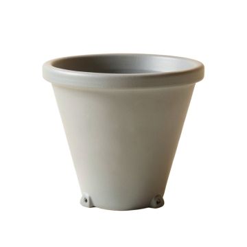 Reed Brook Empty Railing Planter With Integral Brackets - Gray