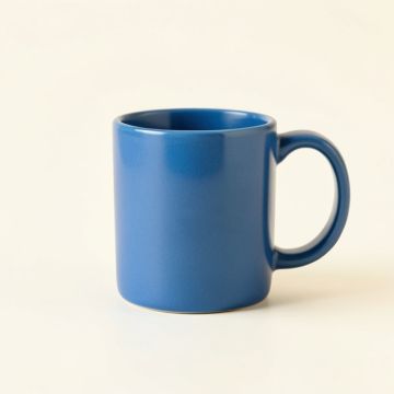 Field Bluff Ceramic Mug - Blue (synthetic illustration; no displayed measurements)