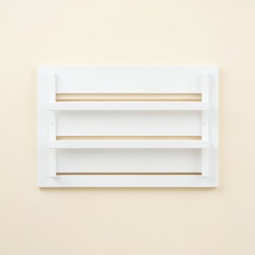 Hazel Bridge Empty Wall-Mounted Tool Organizer Panel - White (synthetic illustration; no displayed measurements)