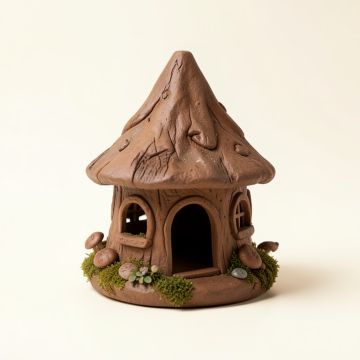 Avedik Elf Tree House Gnome Home Fairy Garden (synthetic illustration; no displayed measurements)