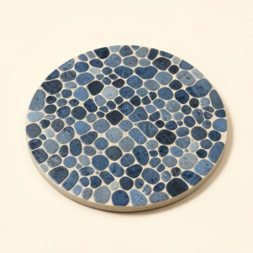 Penny 0.8 '' X 0.8 '' Porcelain Penny Round Mosaic Floor Tile (synthetic illustration; no displayed measurements)