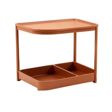 Shore Branch Empty Coffee-Station Organizer - Terracotta