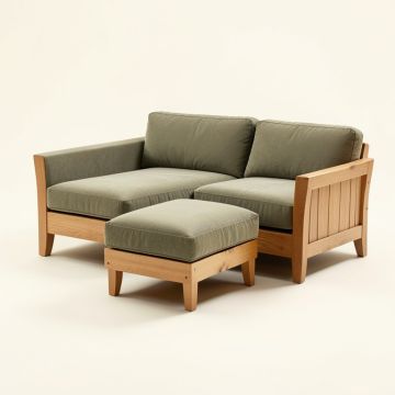 Benedict 115 '' Wide Sofa & Chaise (synthetic illustration; no displayed measurements)