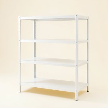 Brook Branch Empty Seed-Starting Shelving Unit Without Lights - White (synthetic illustration; no displayed measurements)