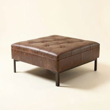 Shena 28 '' Tufted Standard Ottoman (synthetic illustration; no displayed measurements)