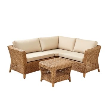 Antke Patio Rattan Seating Group With Cushions