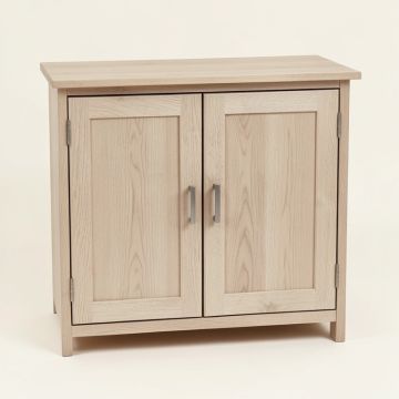 Phillips With Wooden Top 2 Door Accent Cabinet (synthetic illustration; no displayed measurements)