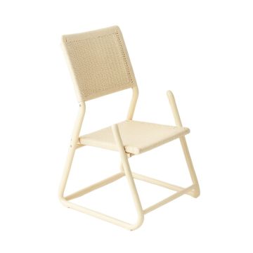 Bay Canyon Folding Outdoor Chair - Cream