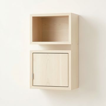 Briar Brook Wall-Mounted Entry Cabinet - Ivory (synthetic illustration; no displayed measurements)