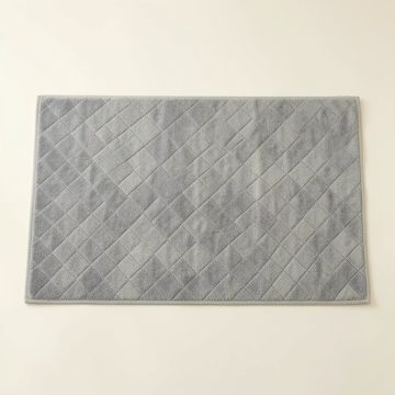 Laurel Dell Bath Mat - Gray (synthetic illustration; no displayed measurements)