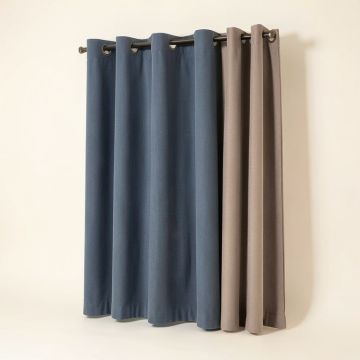 Aleksander Solid Color Semi-Sheer Grommet Curtain Panels (synthetic illustration; no displayed measurements)