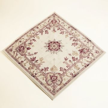 Geir Floral Plum/Ivory Area Rug (synthetic illustration; no displayed measurements)