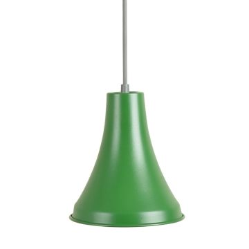 Bay Brook Pendant Light Suspended From One Plain Cable - Green