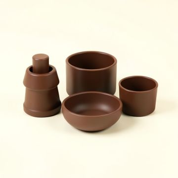 Poulan 4 Piece Bathroom Accessories Set (synthetic illustration; no displayed measurements)