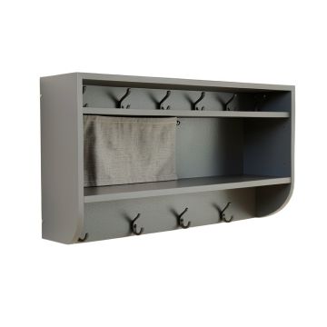 Cove Canyon Wall-Mounted Entryway Organizer Shelf - Gray
