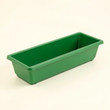 Hazel Dale Empty Railing Planter With Integral Brackets - Green (synthetic illustration; no displayed measurements)