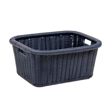 Laurel Branch Empty Storage Basket - Navy