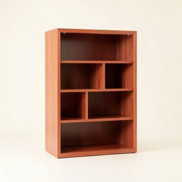 Olive Canyon Freestanding Bookcase - Terracotta (synthetic illustration; no displayed measurements)