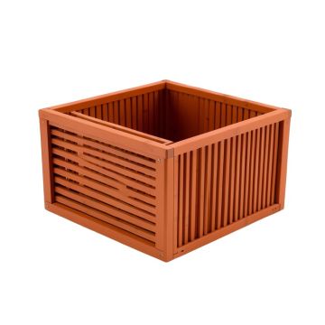 Linden Branch Empty Furniture-Style Litter Enclosure - Terracotta