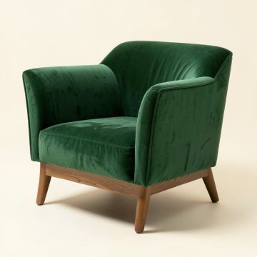 Swearengin 31 '' Wide Velvet Armchair (synthetic illustration; no displayed measurements)