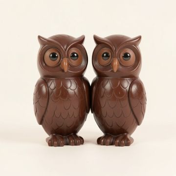 Two Owls Figurine (synthetic illustration; no displayed measurements)