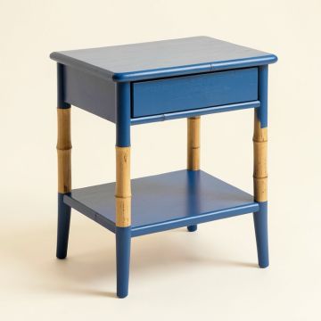 Linden Falls Side Table - Blue (synthetic illustration; no displayed measurements)