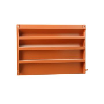 Juniper Bend Empty Wall-Mounted Tool Organizer Panel - Terracotta