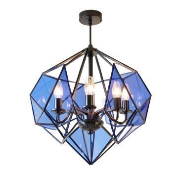 Carpentras 6 - Light Unique Geometric Chandelier