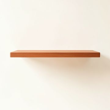 Hill Bridge Wall-Mounted Shelf - Terracotta (synthetic illustration; no displayed measurements)