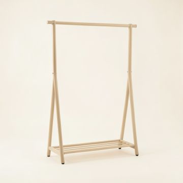 Brook Canyon Empty Garment Rack - Beige (synthetic illustration; no displayed measurements)