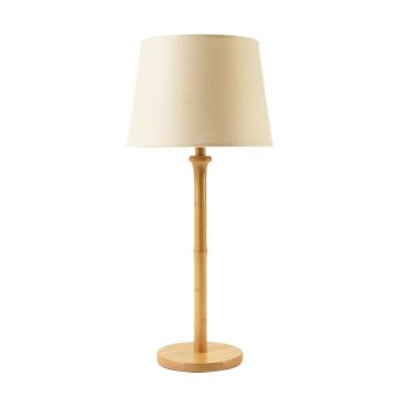 Dune Crossing Floor Lamp With A Plain Fabric Shade - Beige