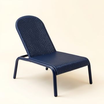 Olive Crossing Outdoor Lounge Chair - Navy (synthetic illustration; no displayed measurements)