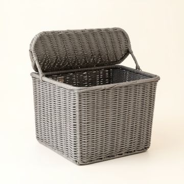 Flint Canyon Laundry Hamper - Gray (synthetic illustration; no displayed measurements)