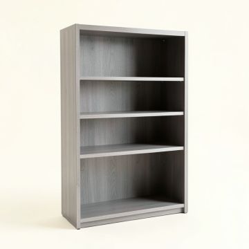 Birch Bluff Freestanding Bookcase - Gray (synthetic illustration; no displayed measurements)