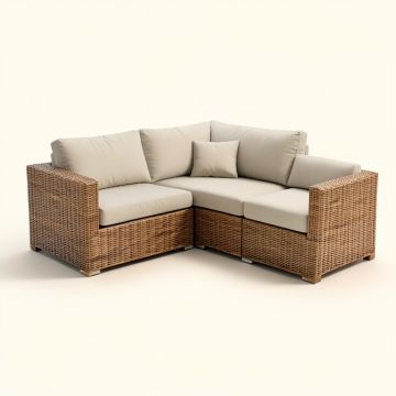 Broxson Patio Sectional With Cushions (synthetic illustration; no displayed measurements)