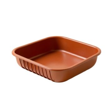 Lake Bend Empty Under-Desk Cable Tray - Terracotta