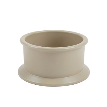 Bay Brook Empty Candle Holder - Beige