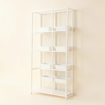 Slate Arc Empty Vertical Garden Frame - White (synthetic illustration; no displayed measurements)