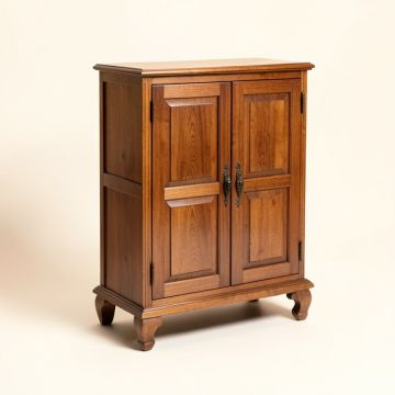 Antique 2 Door Accent Cabinet (synthetic illustration; no displayed measurements)