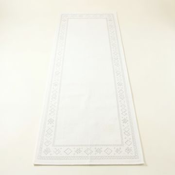 Summit Bridge Narrow Runner Rug - White (synthetic illustration; no displayed measurements)
